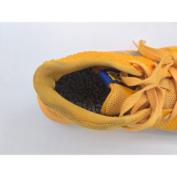Mac and Cheese Yellow Nike Kyrie 3 Basketball Shoes Size 4Y | 859466-791 - Picture 8 of 9